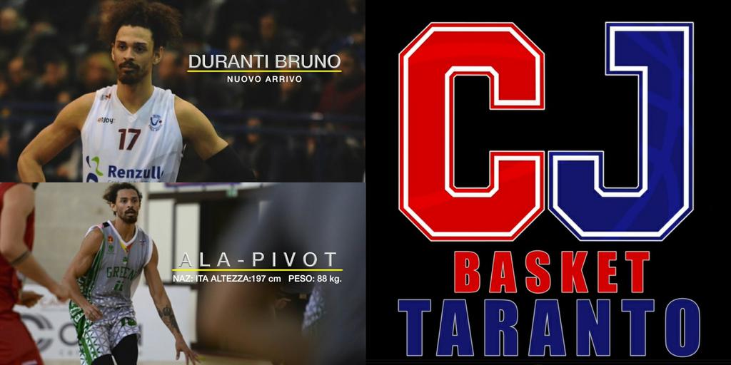 CUS Jonico Basket, altro colpo importante: ufficiale l’arrivo di Bruno Duranti