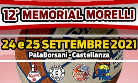 Legnano Basket Knights, il 24 e 25 settembre torna il Memorial Morelli
