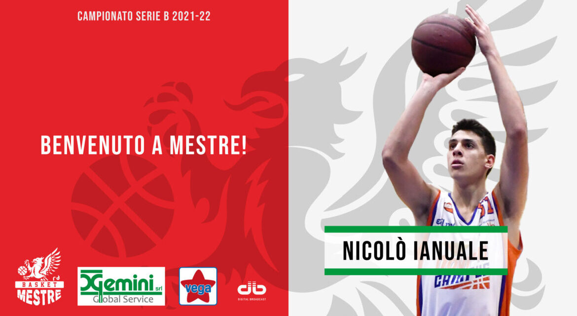 Basket Mestre, ufficiale la firma di Nicolò Ianuale