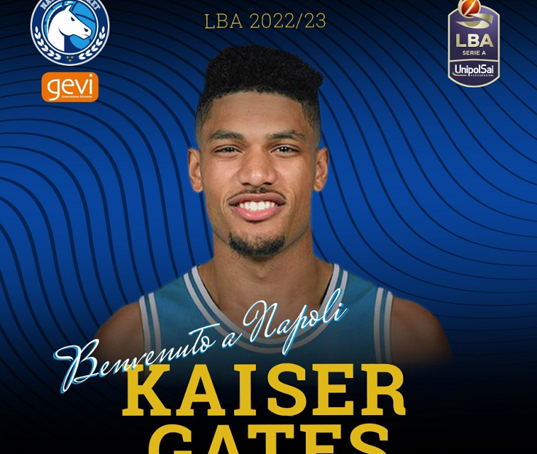 Napoli Basket, ufficiale l’ingaggio di Kaiser Gates