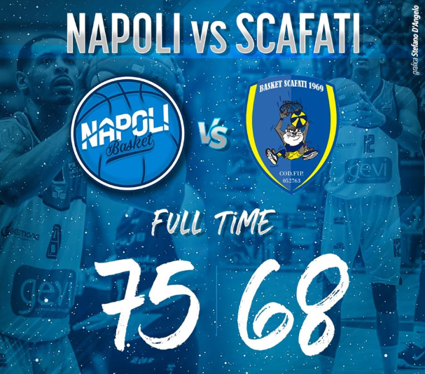 Il derby è del Napoli Basket. Scafati finisce ko al PalaBarbuto per 75-68 all’overtime