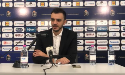 Aquila Basket Trento, Brienza: “La sfida con Sassari ci trasmette grandi motivazioni”
