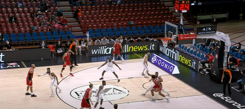EuroLeague, l’Olimpia fa 2 su 2. ASVEL ko 87-73