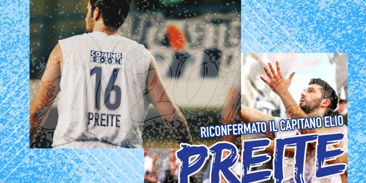 Mola New Basket, si riparte da capitan Preite