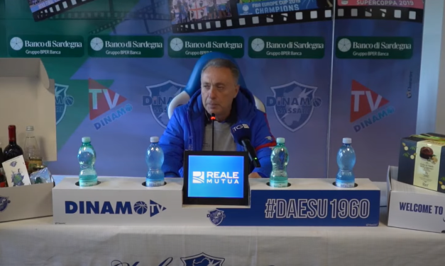 Dinamo Sassari, Bucchi: “I ragazzi ci hanno provato, ma le assenze hanno reso tutto più difficile”