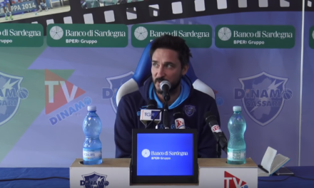 Dinamo Sassari, Pozzecco: “Sfidiamo Trento consapevoli dei nostri passi in avanti”