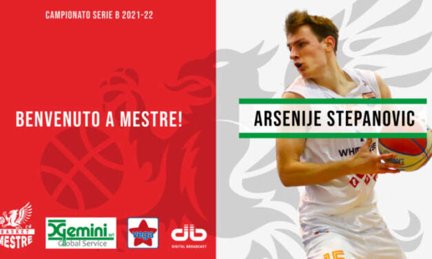 Basket Mestre, il mercato si chiude con il colpo Arsenije Stepanovic