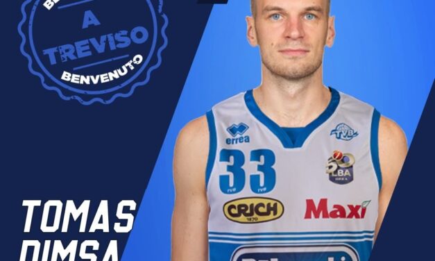 Treviso Basket, la guardia 2021/22 è il lituano Tomas Dimsa