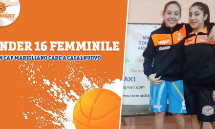 Under 16 Femminile: Casalnuovo – New Cap Marigliano  39 – 30