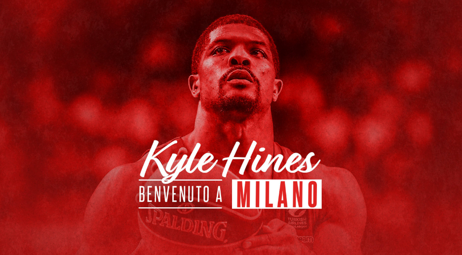 Olimpia Milano, ufficiale l’accordo di due anni con Kyle Hines
