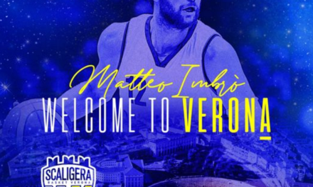 Scaligera Basket Verona, firmato Matteo Imbrò