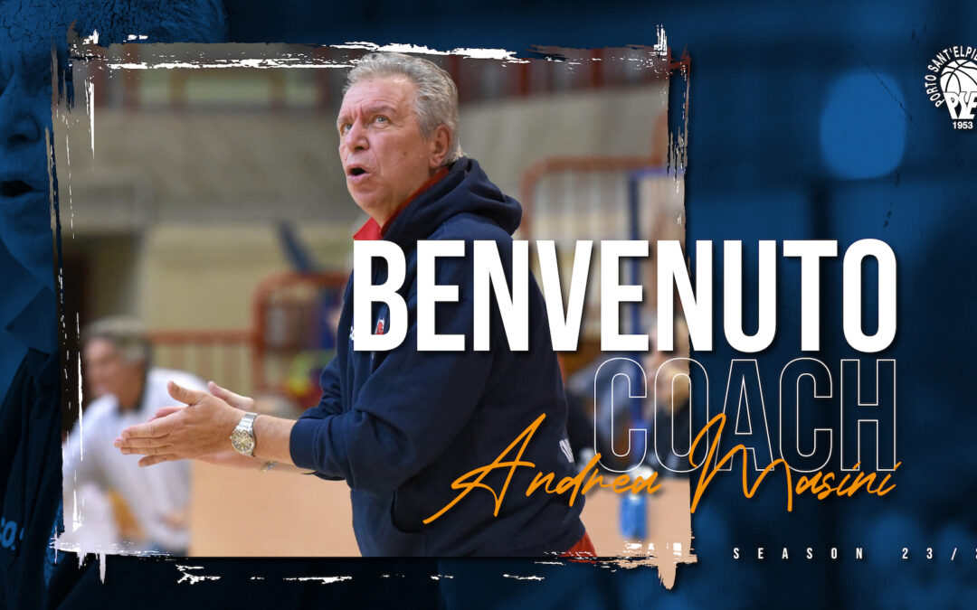 Andrea Masini nuovo coach Porto Sant’Elpidio