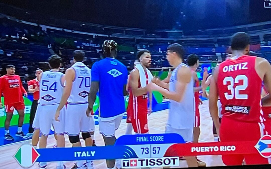 L’Italia batte Portorico 73-57 e conquista i quarti di finale