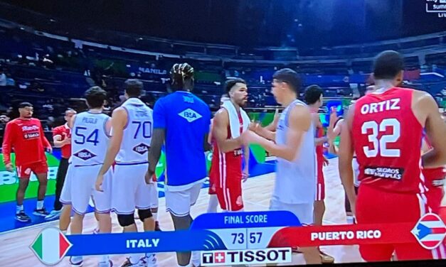 L’Italia batte Portorico 73-57 e conquista i quarti di finale